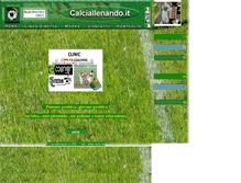 Tablet Screenshot of calciallenando.it